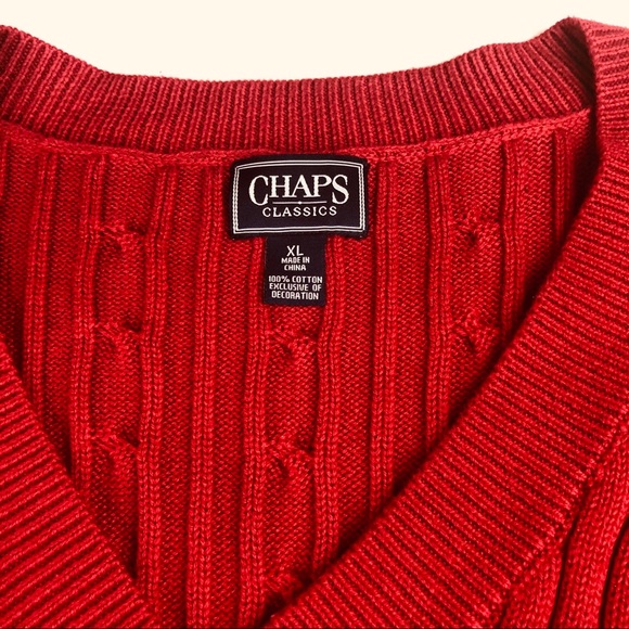 Chaps Classics extra large cable sweater - Picture 4 of 5